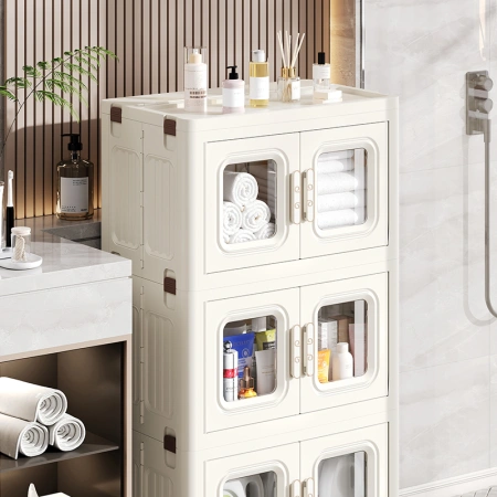 【CL】26Q3#3075-3078 Flip Cover Folding Storage Box 【CL】26Q3#3075-3078 Flip Cover Folding Storage Box